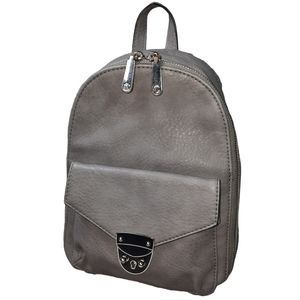 Charming Charlie Gray Vegan Leather Backpack